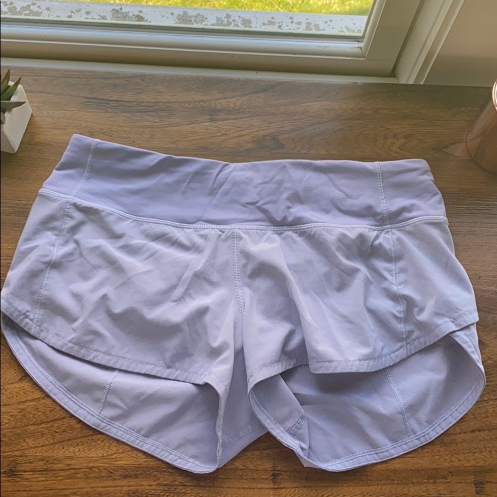 Lulu Lemon shorty Hot Short in Lavander